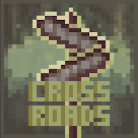 Crossroads sign logo